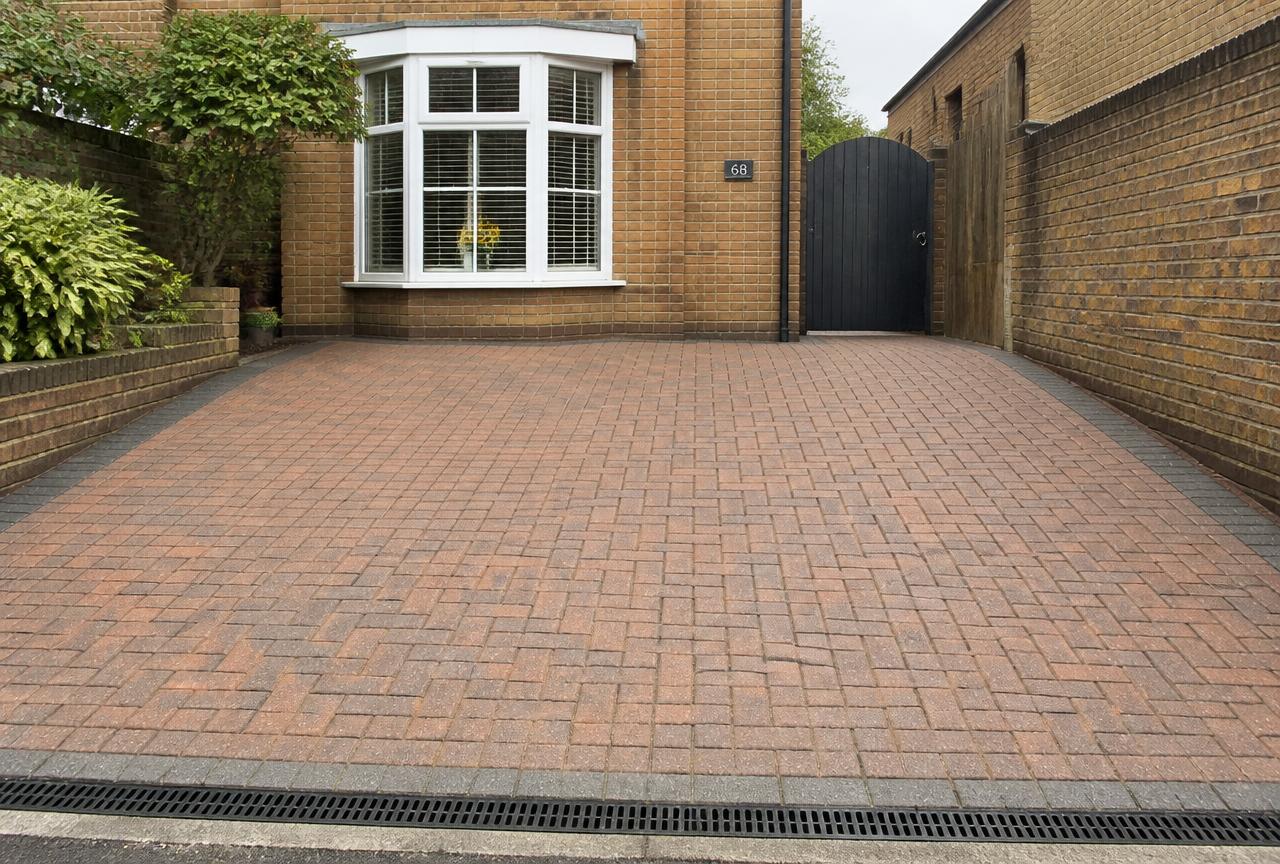 Driveway after cleaning